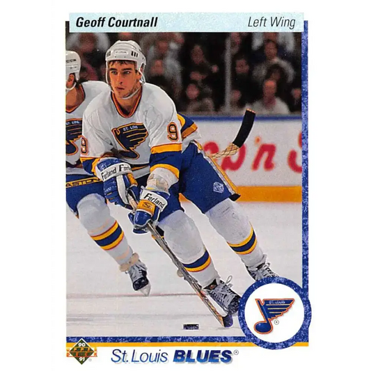 1990-91 Upper Deck #438 Geoff Courtnall NM-MT Hockey Card