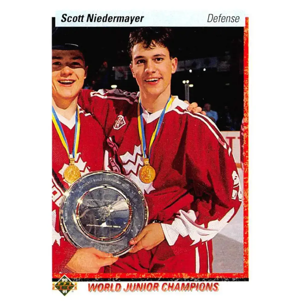 1990-91 Upper Deck #461 Scott Neidermayer NM-MT RC Rookie Hockey Card