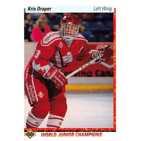 1990-91 Upper Deck #466 Kris Draper NM-MT RC Rookie Hockey Card