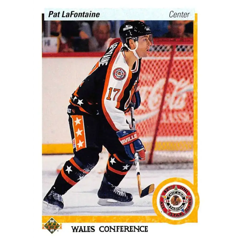1990-91 Upper Deck #479 Pat LaFontaine NM-MT Buffalo Sabres Hockey Card - Hockey Card Single