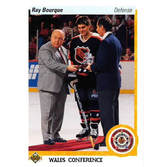 1990-91 Upper Deck #489 Ray Bourque NM-MT Hockey Card