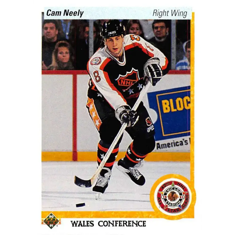 1990-91 Upper Deck #493 Cam Neely NM-MT Hockey Card - Hockey Card Single