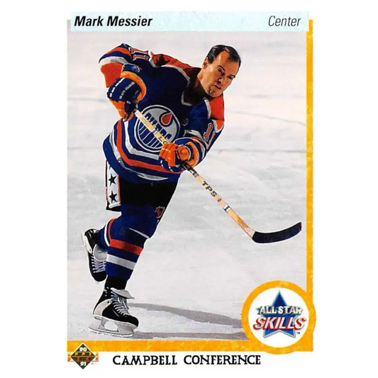 1990-91 Upper Deck #494 Mark Messier NM-MT Edmonton Oilers Hockey Card