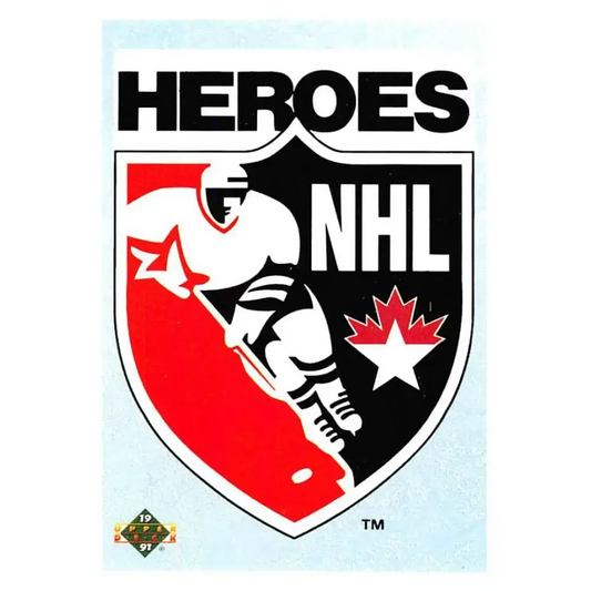 1990-91 Upper Deck #501 Heroes Checklist NM-MT Hockey Card - Hockey Card Single