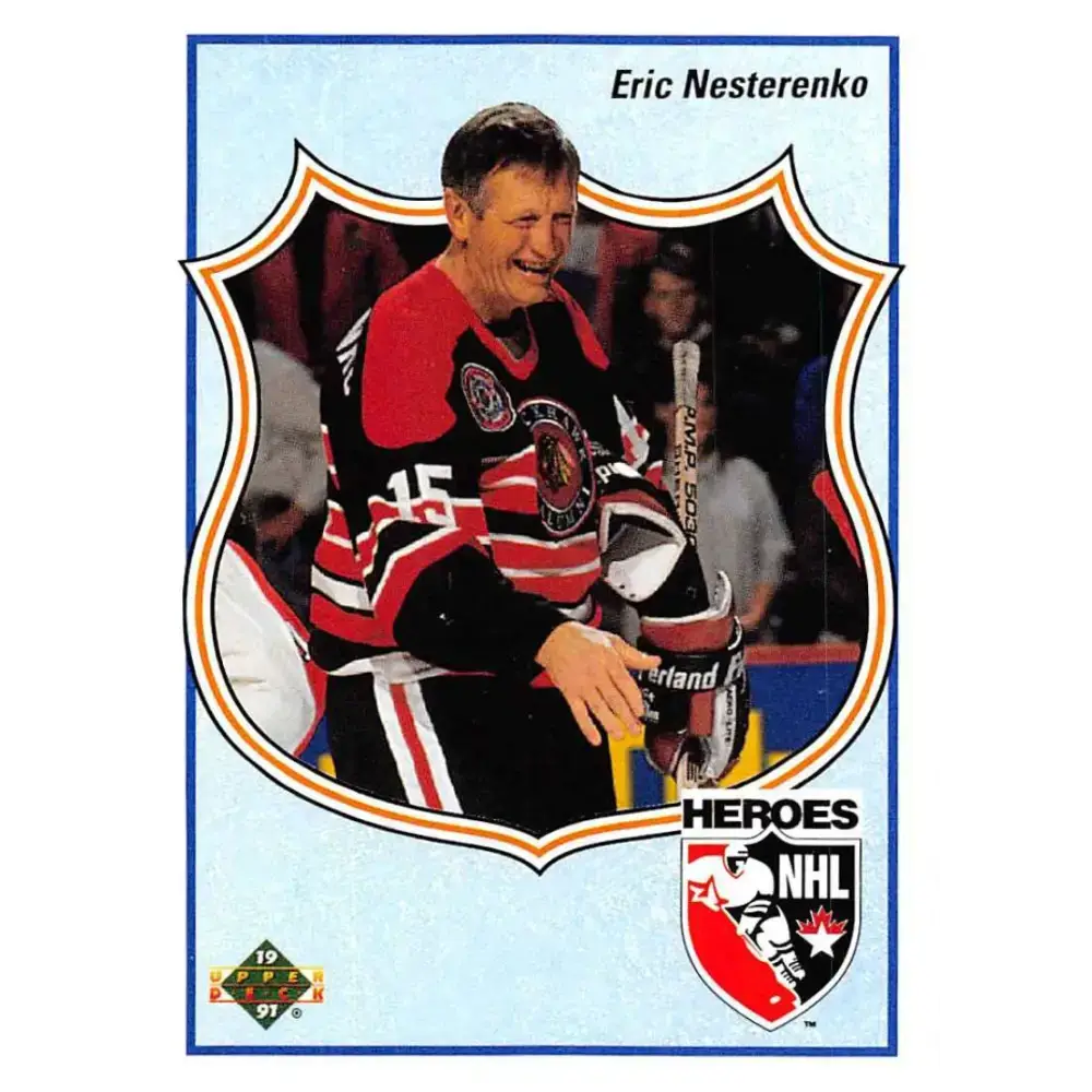 1990-91 Upper Deck #503 Eric Nesterenko NM-MT Hockey Card - Hockey Card Single