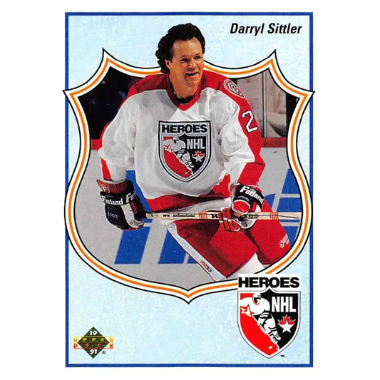 1990-91 Upper Deck #504 Darryl Sittler NM-MT Hockey Card - Hockey Card Single