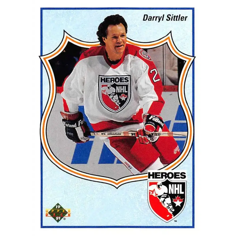 1990-91 Upper Deck #504 Darryl Sittler NM-MT Hockey Card - Hockey Card Single