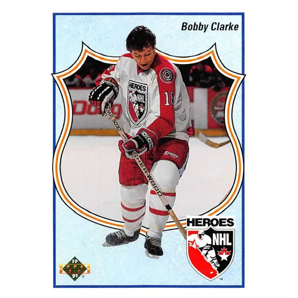 1990-91 Upper Deck #509 Bobby Clarke NM-MT Philadelphia Flyers Hockey Card - Hockey Card Single