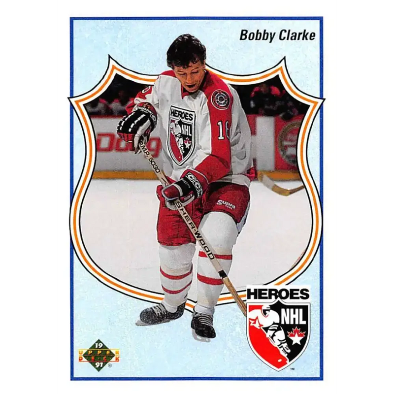 1990-91 Upper Deck #509 Bobby Clarke NM-MT Philadelphia Flyers Hockey Card - Hockey Card Single