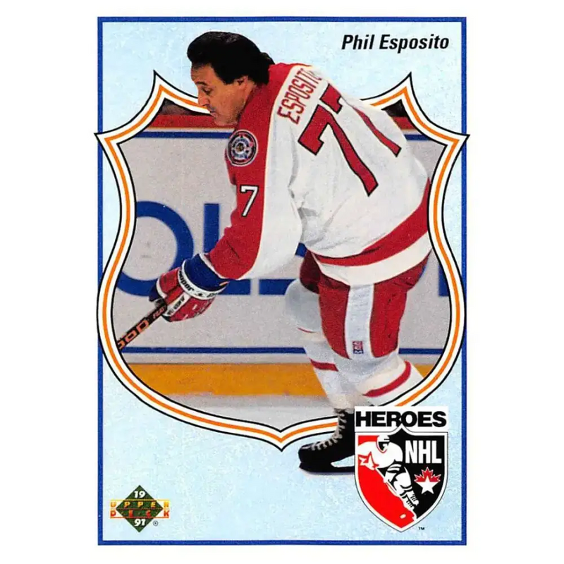 1990-91 Upper Deck #510 Phil Esposito NM-MT Hockey Card - Hockey Card Single