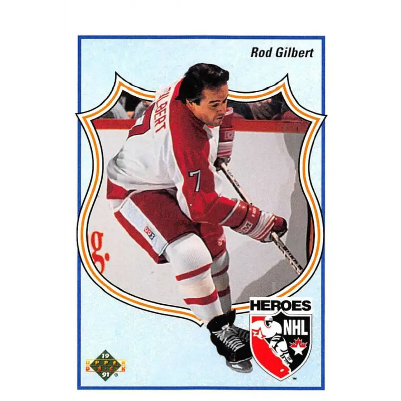 1990-91 Upper Deck #512 Rod Gilbert NM-MT Hockey Card - Hockey Card Single