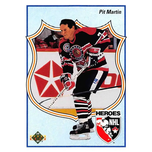 1990-91 Upper Deck #513 Pit Martin NM-MT Hockey Card - Hockey Card Single