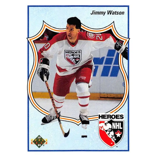 1990-91 Upper Deck #514 Jimmy Watson NM-MT Philadelphia Flyers Hockey Card - Hockey Card Single