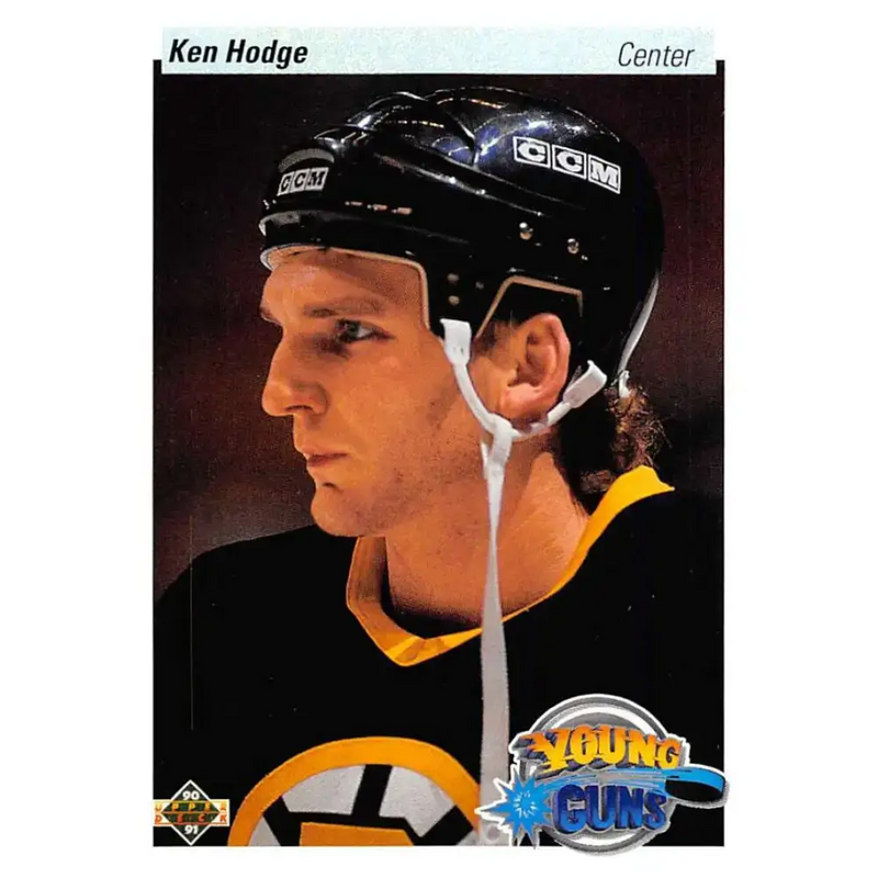 1990-91 Upper Deck #529 Ken Hodge Jr. NM-MT RC Rookie Boston Bruins Hockey Card - Hockey Card Single