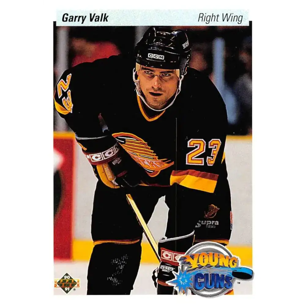 1990-91 Upper Deck #530 Garry Valk NM-MT RC Rookie Vancouver Canucks Hockey Card