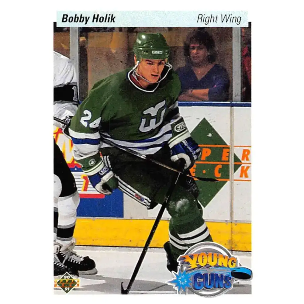 1990-91 Upper Deck #534 Bobby Holik NM-MT RC Rookie Hartford Whalers Hockey Card - Hockey Card Single