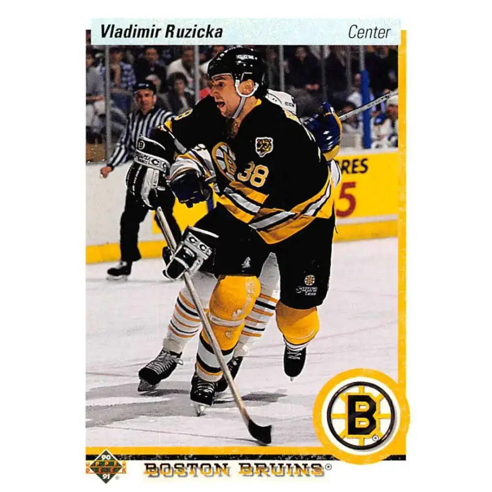 1990-91 Upper Deck #538 Vladimir Ruzicka NM-MT RC Rookie Hockey Card - Hockey Card Single