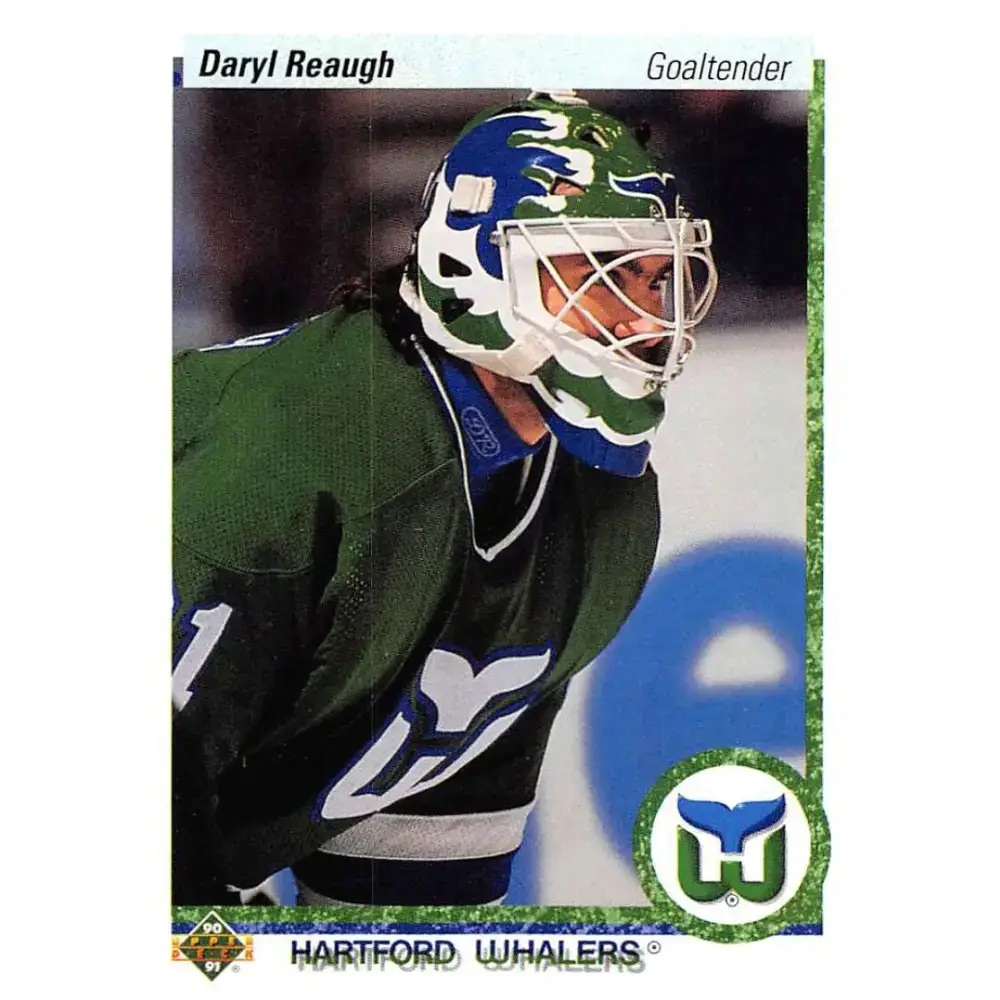 1990-91 Upper Deck #541 Daryl Reaugh NM-MT RC Rookie Hartford Whalers Hockey Card - Hockey Card Single