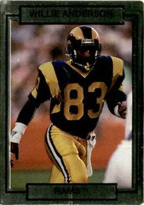 1990 Action Packed #131 Willie Anderson - Football Card Single