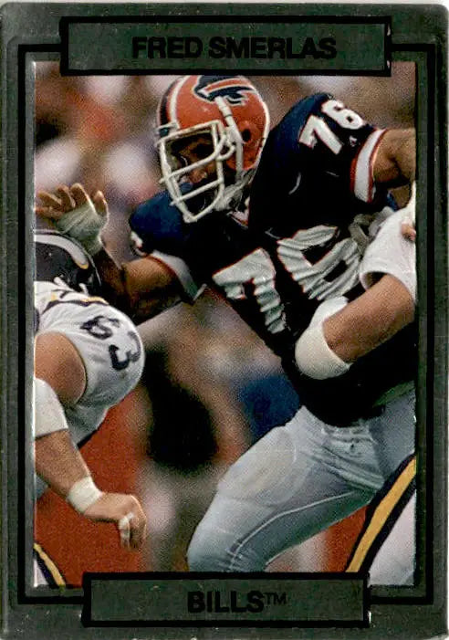 1990 Action Packed #18 Fred Smerlas - Football Card Single