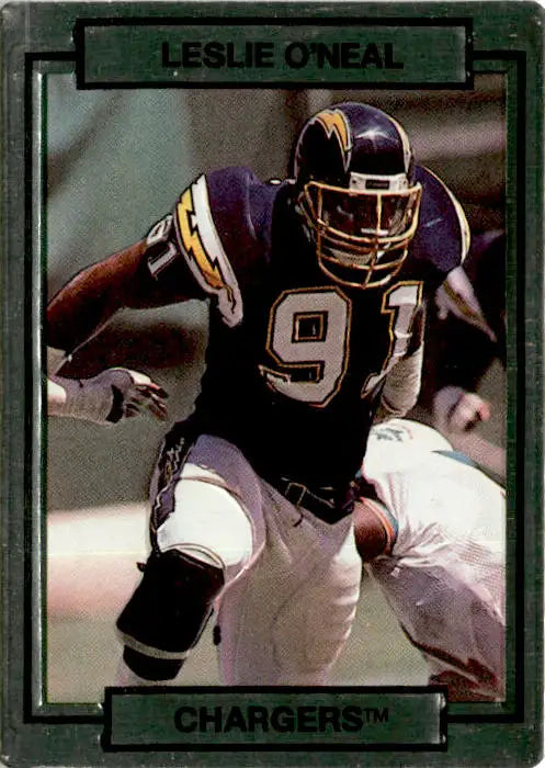 1990 Action Packed #236 Leslie O’Neal - Football Card Single