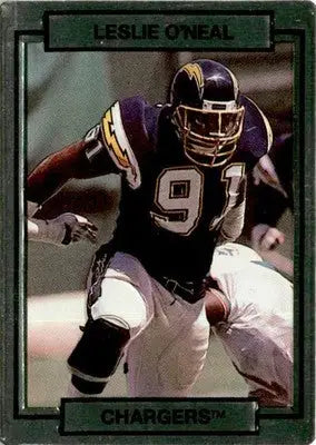 1990 Action Packed #236 Leslie O’Neal - Football Card Single