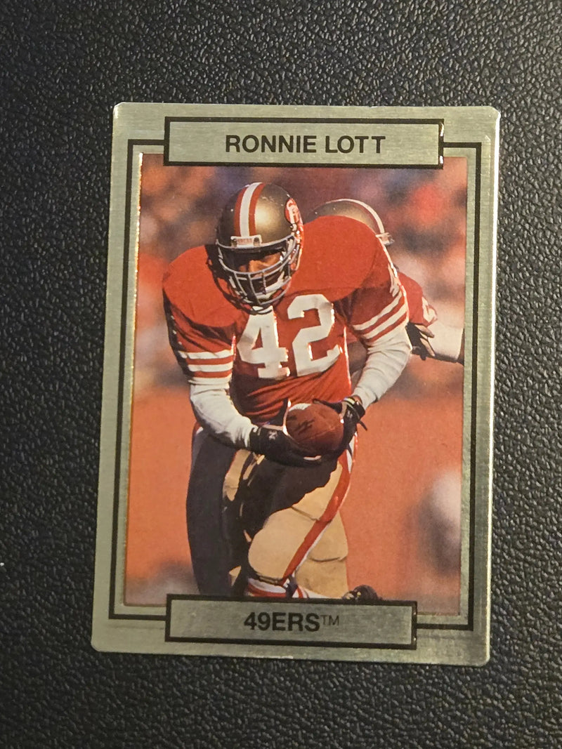 1990 Action Packed #244 Ronnie Lott - Football Card Single