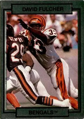 1990 Action Packed #34 David Fulcher - Football Card Single