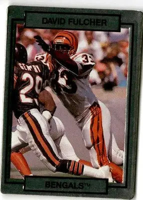 1990 Action Packed #34 David Fulcher - Football Card Single