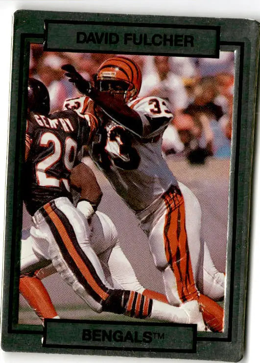 1990 Action Packed #34 David Fulcher - Football Card Single