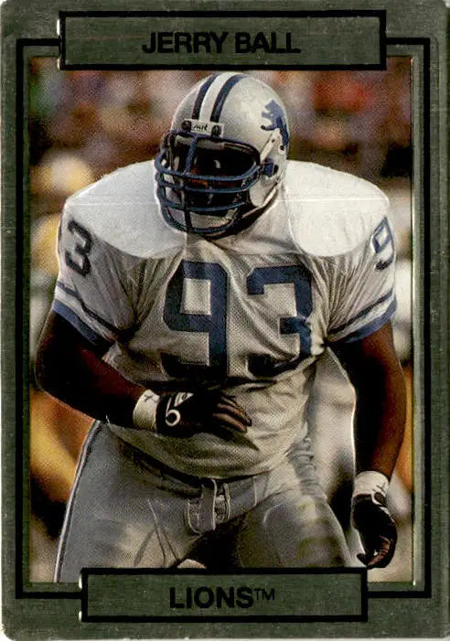 1990 Action Packed #72 Jerry Ball - Football Card Single