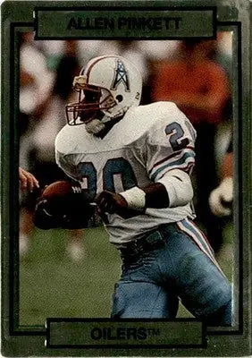 1990 Action Packed #99 Allen Pinkett - Football Card Single
