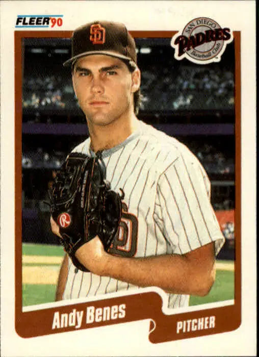 1990 Andy Benes Fleer Baseball Card #151 - Baseball Card Single