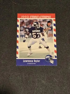 1990 Asher Candy Stars ’n Stripes #60 Lawrence Taylor - Football Card Single
