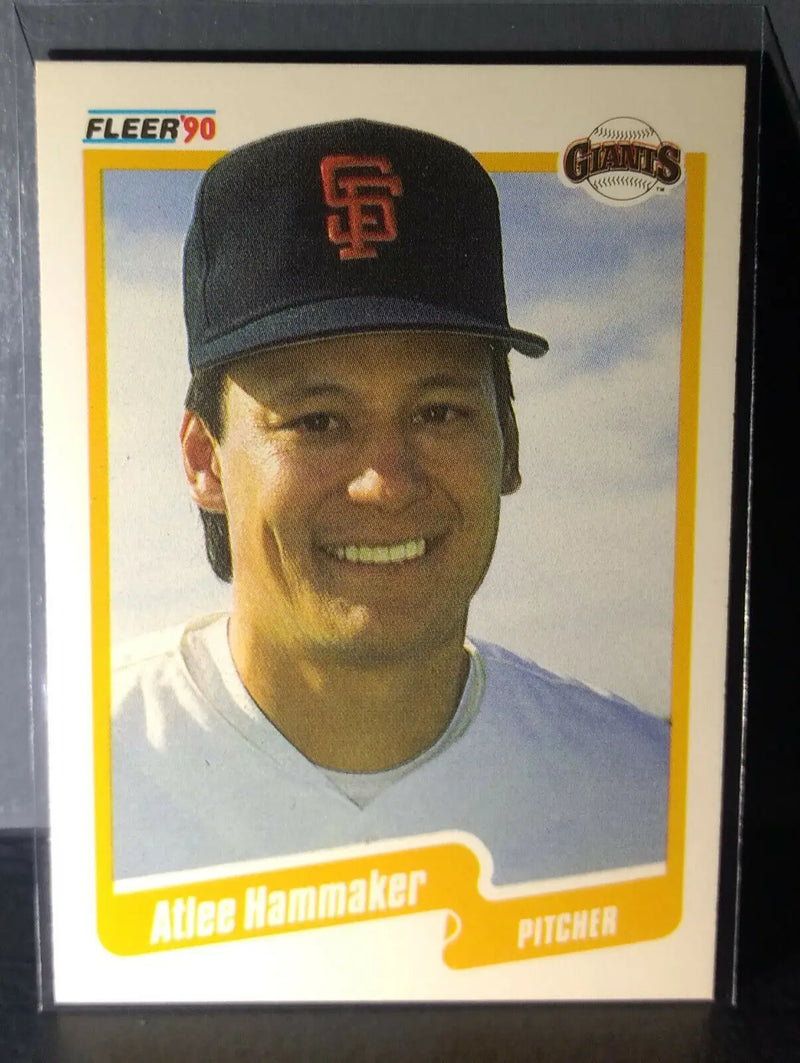 1990 Atlee Hammaker Fleer Baseball Card #57