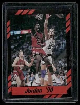 Vintage basketball trading card of Michael Jordan from 1990 Best Of The Best collection