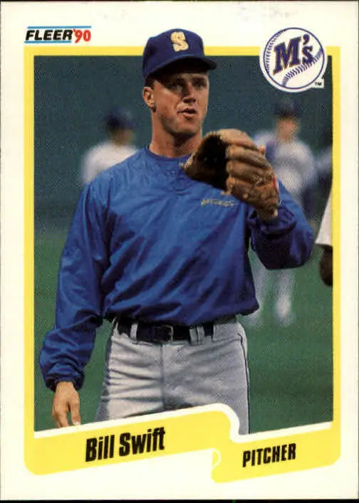 1990 Bill Swift Fleer Baseball Card #526 - Baseball Card Single