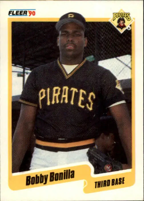1990 Bobby Bonilla Fleer Baseball Card #462 - Baseball Card Single