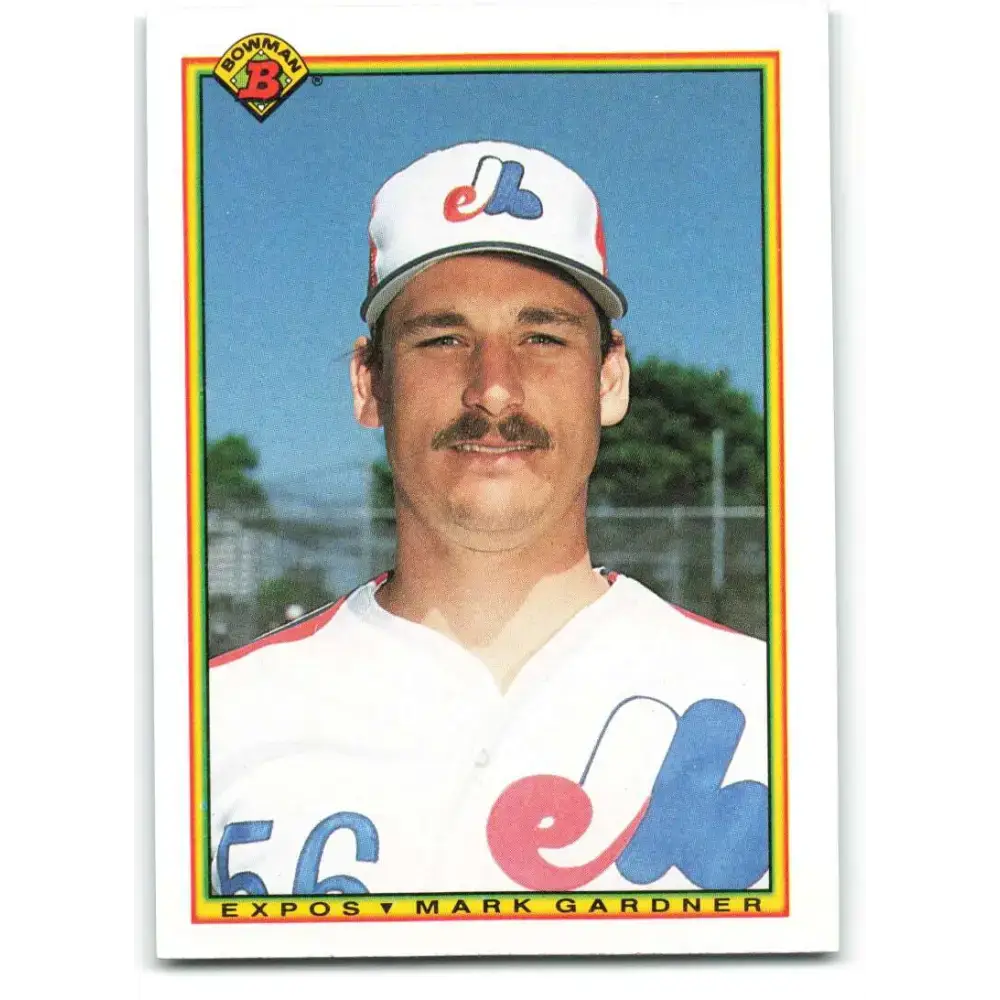 1990 Bowman #106 Mark Gardner NM-MT RC Rookie Montreal Expos Baseball Card - Baseball Card Single