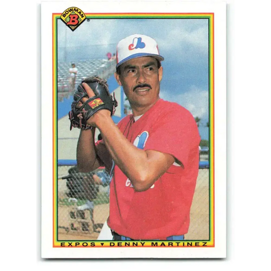1990 Bowman #111 Dennis Martinez NM-MT Montreal Expos Baseball Card - Baseball Card Single