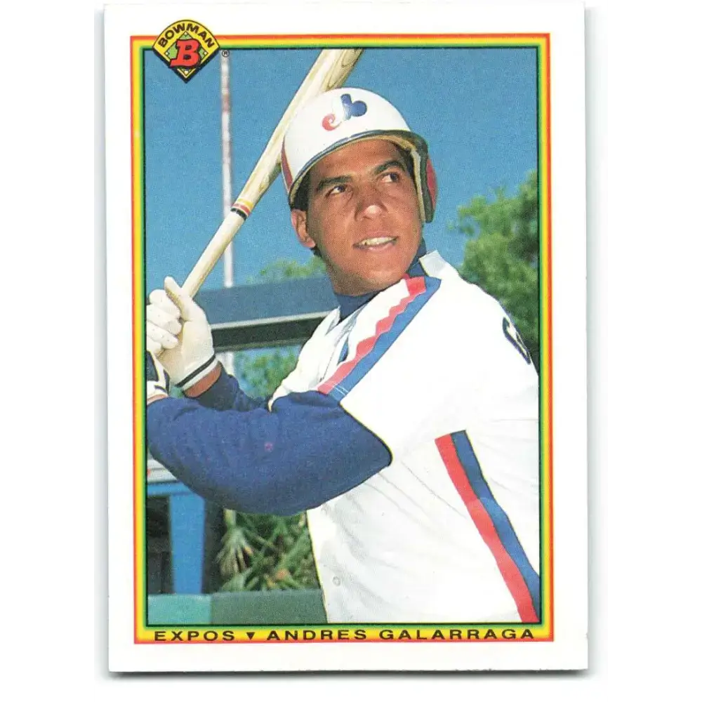 1990 Bowman #113 Andres Galarraga NM-MT Montreal Expos Baseball Card - Baseball Card Single