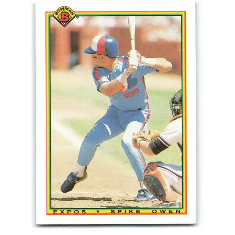 1990 Bowman #116 Spike Owen NM-MT Montreal Expos Baseball Card