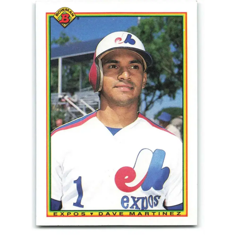 1990 Bowman #121 Dave Martinez NM-MT Montreal Expos Baseball Card - Baseball Card Single