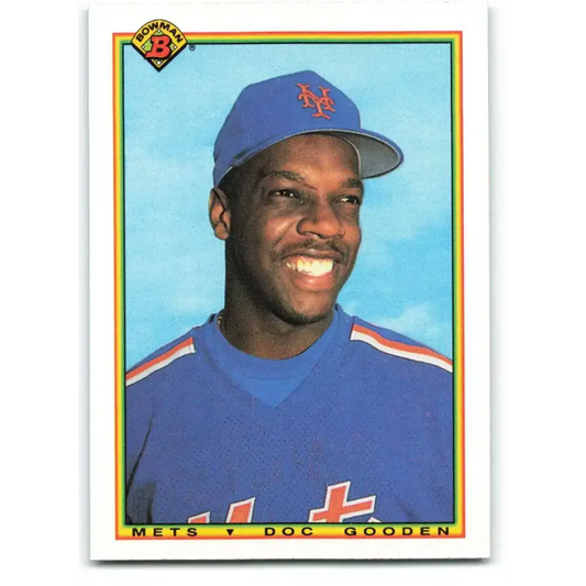 1990 Bowman #126 Dwight Gooden NM-MT New York Mets Baseball Card - Baseball Card Single