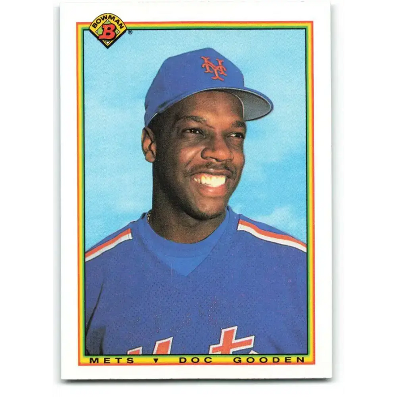1990 Bowman #126 Dwight Gooden NM-MT New York Mets Baseball Card - Baseball Card Single