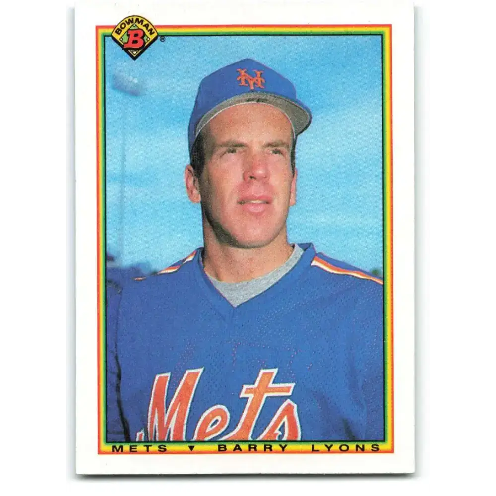 1990 Bowman #139 Barry Lyons NM-MT New York Mets Baseball Card - Baseball Card Single