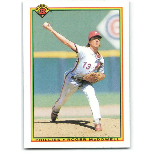 1990 Bowman #146 Roger McDowell NM-MT Philadelphia Phillies Baseball Card