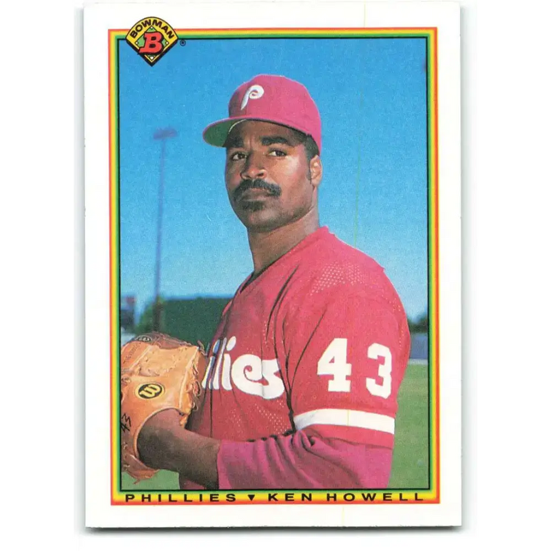 1990 Bowman #147 Ken Howell NM-MT Philadelphia Phillies Baseball Card - Baseball Card Single