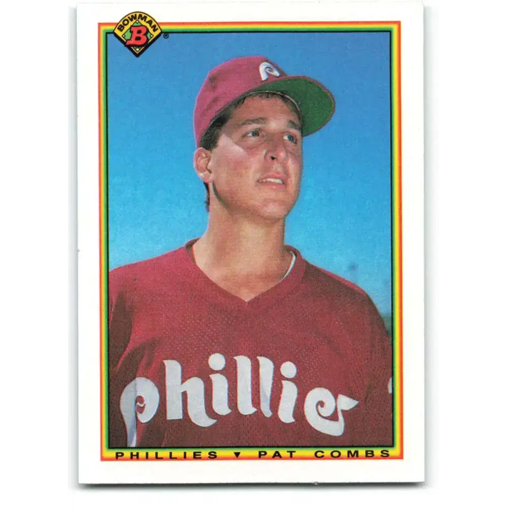 1990 Bowman #148 Pat Combs NM-MT Philadelphia Phillies Baseball Card - Baseball Card Single