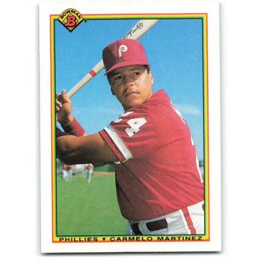 1990 Bowman #162 Carmelo Martinez NM-MT Philadelphia Phillies Baseball Card